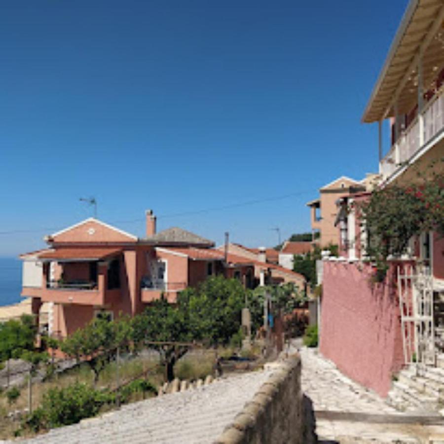 Traditional Panoramic Sea View House Lákones Zewnętrze zdjęcie
